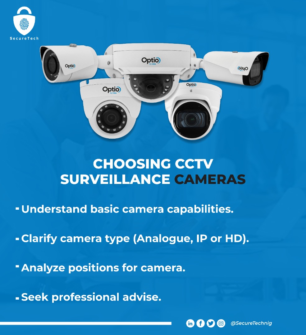 how to select cctv camera for homes and offices