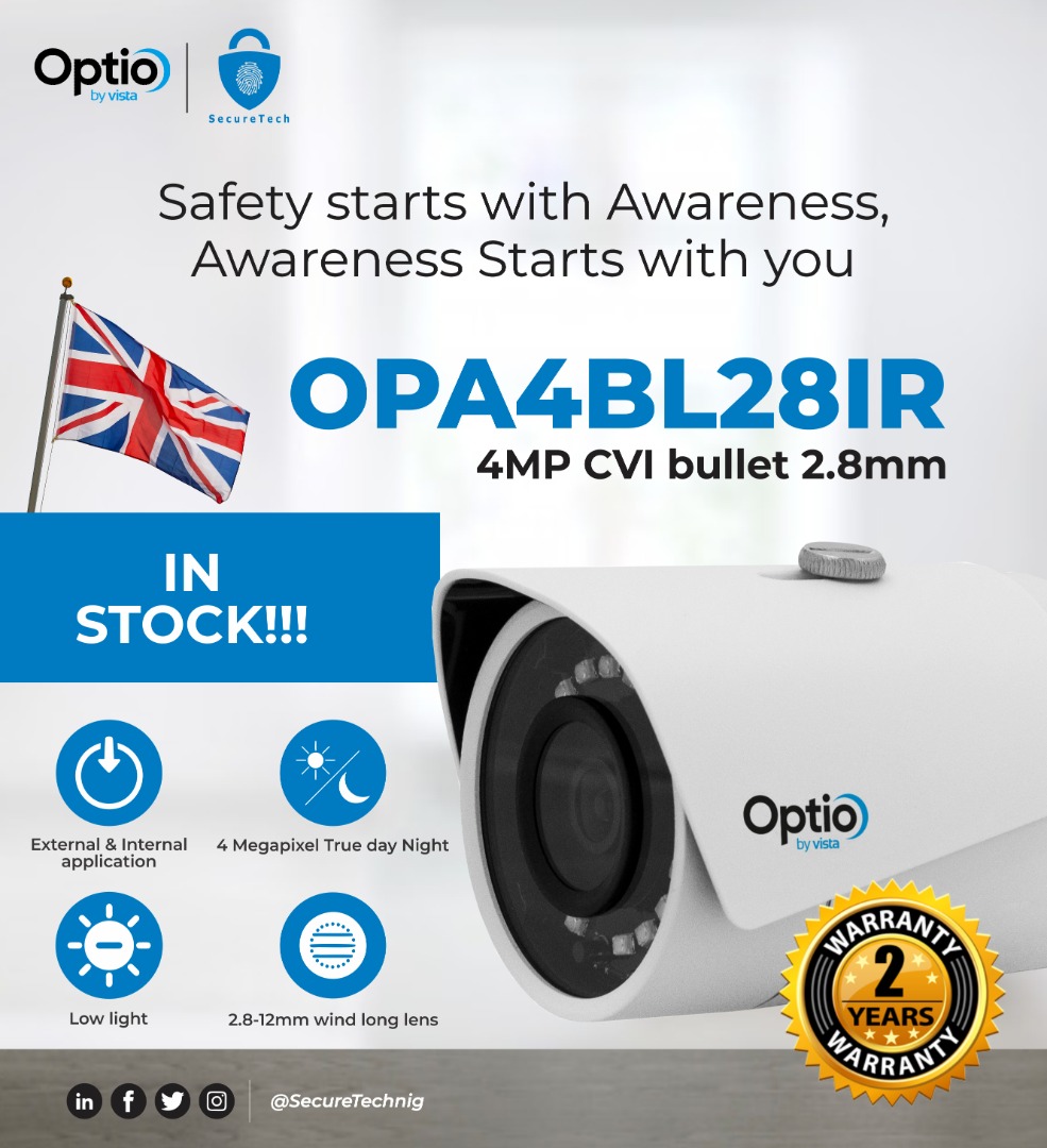 optio bullet ctv camera