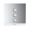 Smart Metallic Switch Three-Gang
